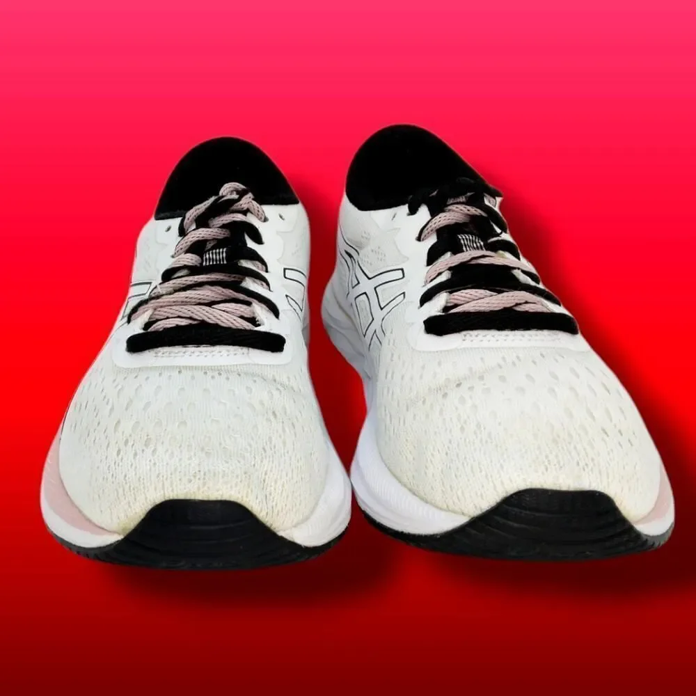 Asics Gel Excite 7 Women's Running Shoes - White/Pink - Size 7
